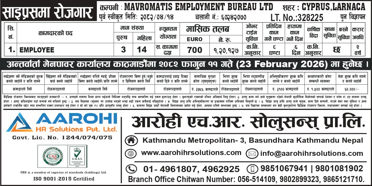 MAVROMATIS EMPLOYMENT BUREAU LTD logo