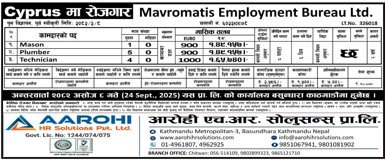 Mavromatis Employment Bureau Ltd. logo